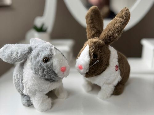 Interaktywny zwierzaczek chrupaczek Kicający Królik + marchewka ZA2685 na Arena.pl