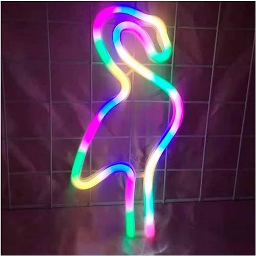 Lampka Nocna LED Neon Flaming Dekoracja USB na Arena.pl