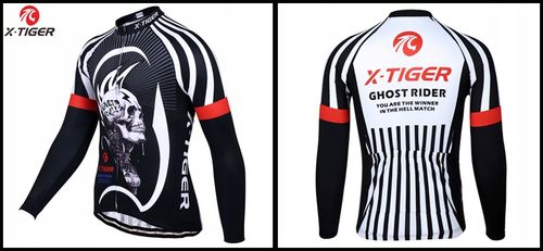 Bluza Do Jazdy Na Rowerze Z Odblaskami Męska Rozpinana Wiosenna Ciepła XL na Arena.pl