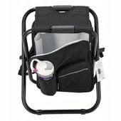 krzesełko wędkarskie turystyczne z plecakiem składane 2 w 1