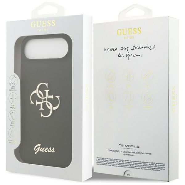 etui guess silicone big 4g script do     iphone air czarny zdjęcie 8