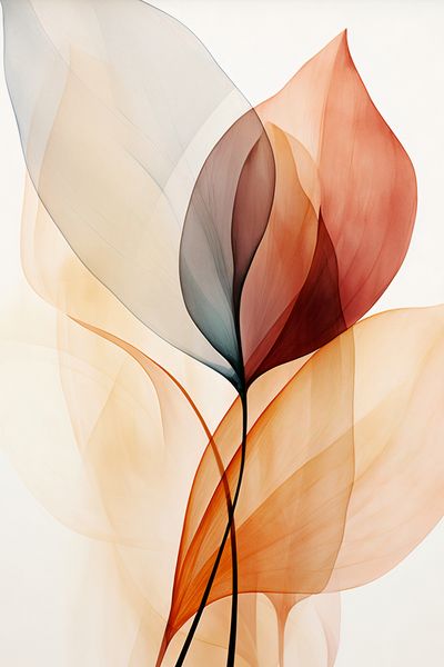 Plakat 40x60cm Eteryczne Liście zdjęcie 1