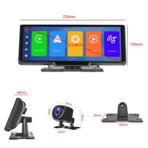 RADIO STACJA MULTIMEDIALNA MONITOR ANDROID AUTO APPLE CARPLAY DVR 2 KAMERY na Arena.pl