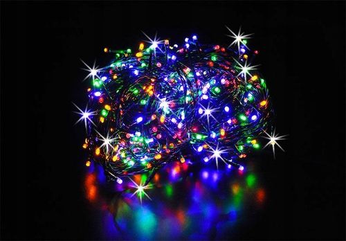 LAMPKI CHOINKOWE LED 500 GRUBY KABEL + Flash 40m na Arena.pl