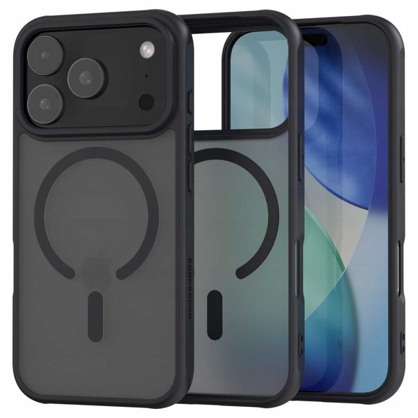 Spacecase Hybrid Mag iPhone 17 Pro black zdjęcie 1