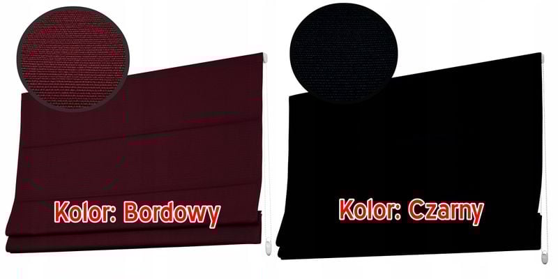 Roleta Rzymska Kompletna 14 Kolorów 130 x 250 zdjęcie 5