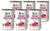 BRIT MONO PROTEIN BEEF 6x400g karma mokra