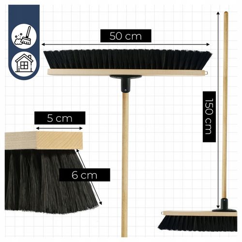 MIOTŁA SZCZOTKA 50 ULICÓWKA PCV ZAMIATACZ ZMIOTKA DO ZAMIATANIA Z na Arena.pl