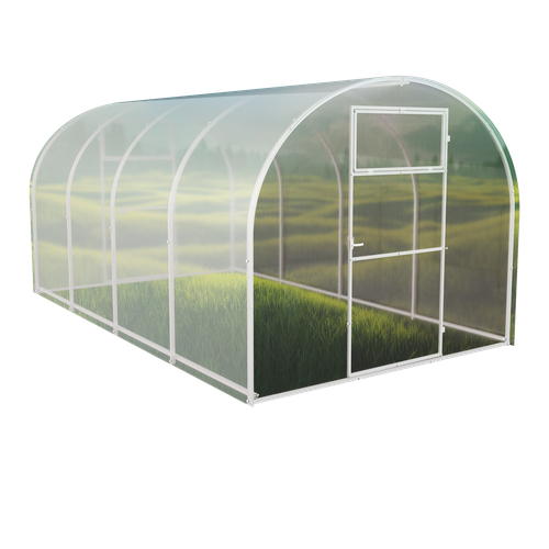 Szklarnia z poliwęglanu Tunel ogrodowy 2,4x4 m profile 20x20 poliwęglan 3mm. na Arena.pl