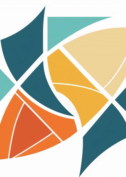 Plakat 64x90cm Geometria Wiatru zdjęcie 1