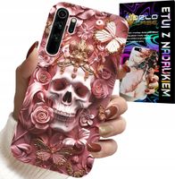 ETUI DO XIAOMI NOTE 8 - KOBIECE, MODNE WZORY, CZASZKA W RÓŻE