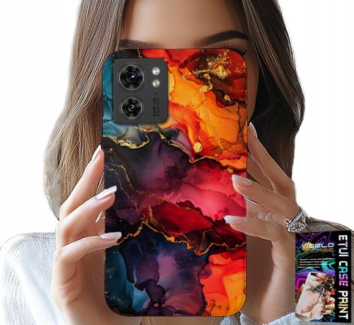 ETUI DO MOTOROLA EDGE 40 - KAMIENNE WZORY, OBUDOWA CASE + FOLIA na Arena.pl