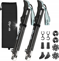 KIJE TREKKINGOWE KIJKI NORDIC WALKING DO CHODZENIA Regulacja 110-130 CM
