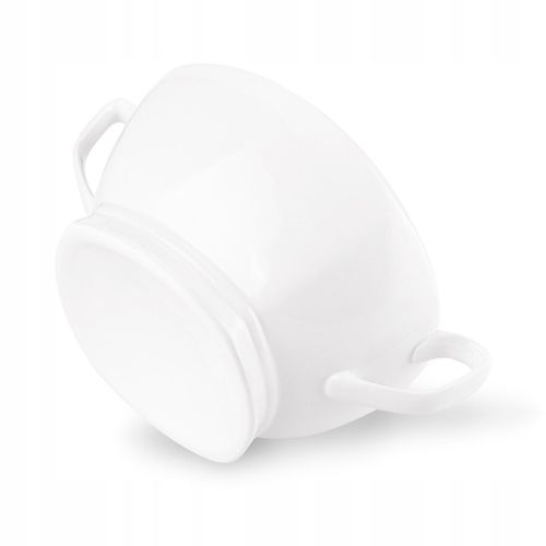 TADAR WAZA DO ZUPY 2,5 L BIAŁA PORCELANA Z POKRYWKĄ na Arena.pl
