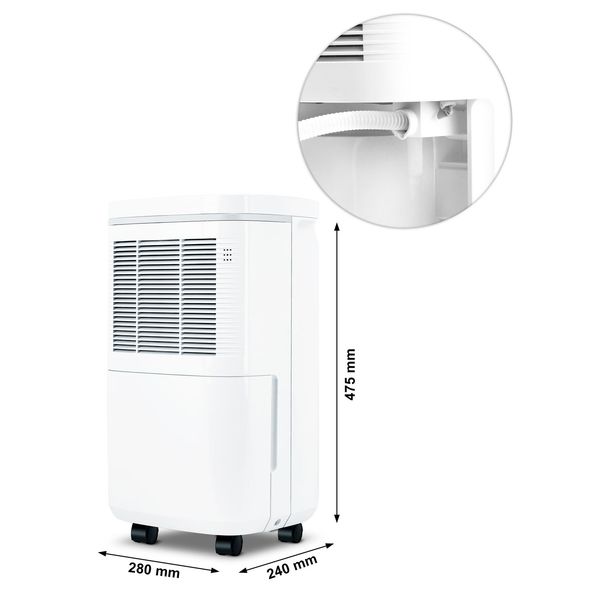 Osuszacz powietrza - pochłaniacz wilgoci Berdsen BD-520 biały zdjęcie 9