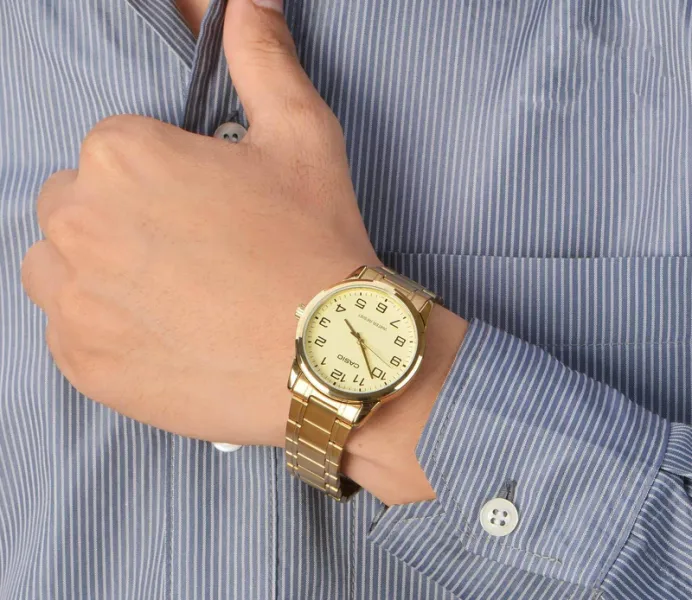 ZEGAREK MĘSKI CASIO MTP-V001G-9B + BOX zdjęcie 6