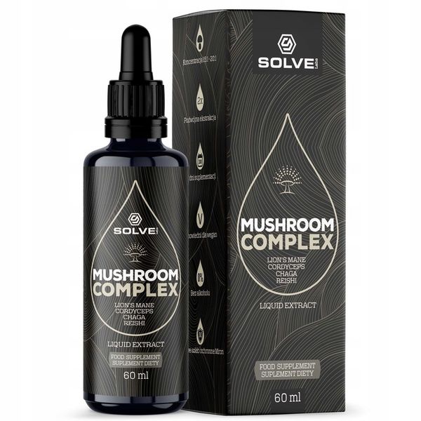 Mushroom Complex (4 grzyby) w kroplach 60ML zdjęcie 1