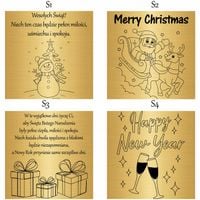 Złoty 585 Naszyjnik Literka D Zawieszka z Łańcuszkiem Złoto 585 Grawer