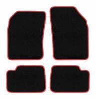 Dywaniki welurowe CARLUX-RED do Nissan Micra K11 1992-2003 czarne