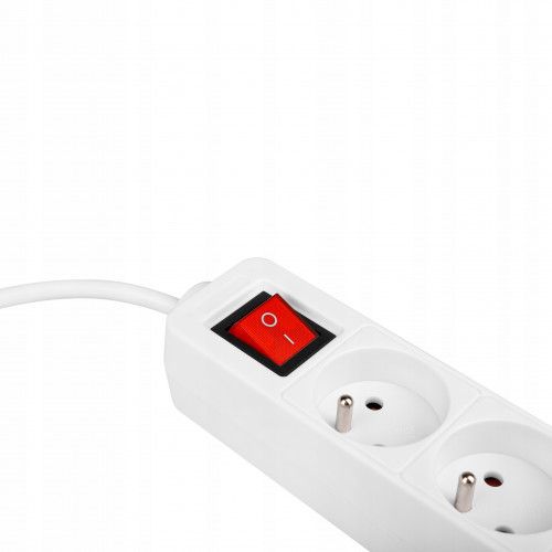 PRZEDŁUŻACZ SILO 3 GNIAZDA 3680W 3M Z WŁĄCZNIKIEM IP20 na Arena.pl