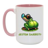 Duży Biało-Różowy 450 ml