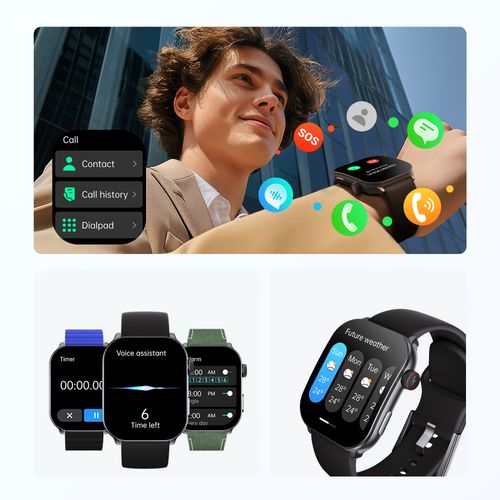 Smatwatch KIESLECT Balancs 2,1" AMOLED Bluetooth 5.2 IP68 na Arena.pl