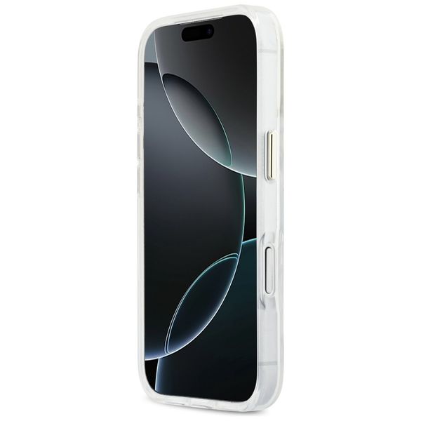 etui guess iml gradient script metal     magsafe do iphone 17 pro biały zdjęcie 5