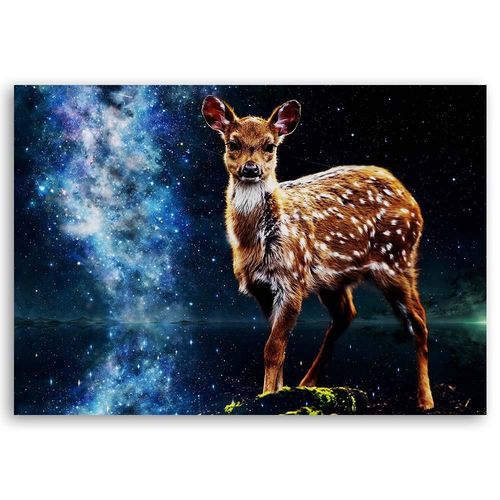 Deco Panel, Sarna na tle gwiazd 60x40 na Arena.pl
