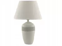 Lampa lampka nocna kryształki glamour biała taśma