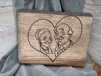 Oryginalny prezent obraz na Dzień Babci i Dziadka