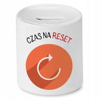 Skarbonka Informatyka Proramisty Czas Na Reset Z Nadrukiem Ze Zdjęciem