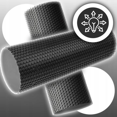 ROLLER DO MASAŻU ĆWICZEŃ ROLER CROSSFIT DUŻY 45,5x15,5CM WAŁEK na Arena.pl