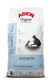 arion original growth karma sucha dla szczeniąt małych kurczak 2kg