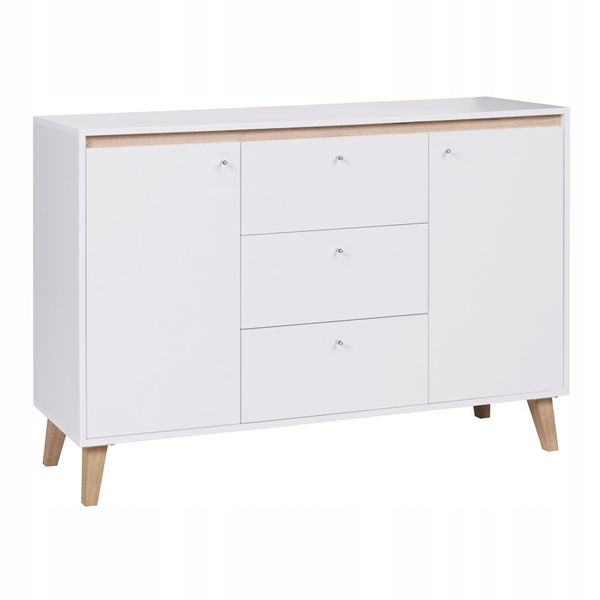 Biała Komoda Skandynawska Kopenhaga zdjęcie 1