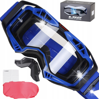 GOGLE ENDURO LS2 AURA NIEBIESKIE QUAD CROSS MOTOCYKL SKUTER HOMOLOGACJA