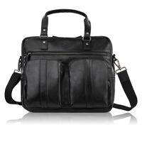 skórzana torba na laptopa męska na dokumenty czarna paolo peruzzi sl-01-bl
