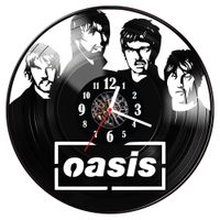 Zegar ścienny z płyty winylowej Oasis 1330.14