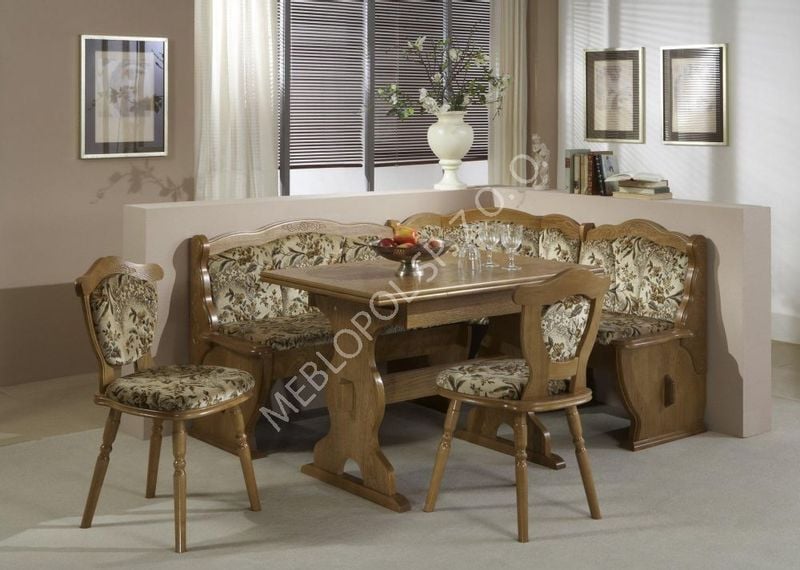 Dębowy narożnik kuchenny MEBLOPOL 9 zdjęcie 1