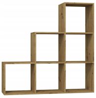 Regał TopEshop 115 x 30 x 115 cm dąb