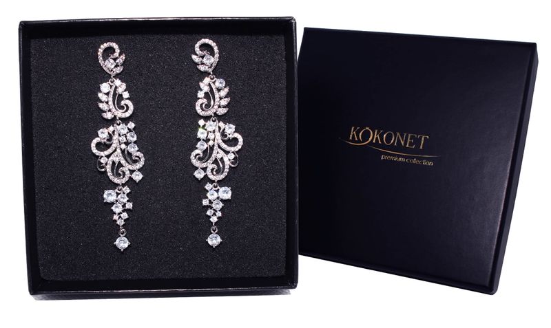 Kolczyki ślubne ANNA zdjęcie 1