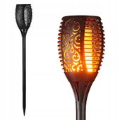 Mini pochodnia led lampka solarna z efektem płomie
