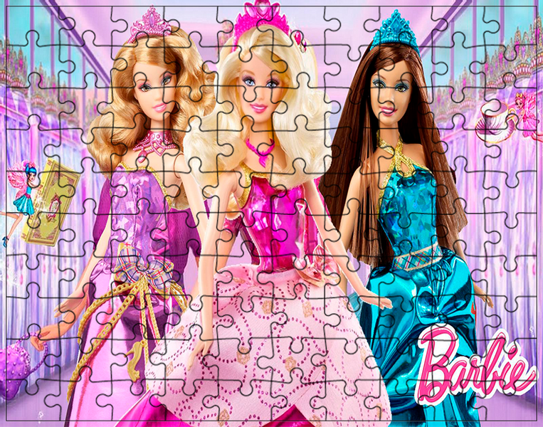 Puzzle Barbie zdjęcie 1