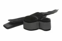 xr brands zestaw manżet nylonowych na nadgarstki i kostki czarny