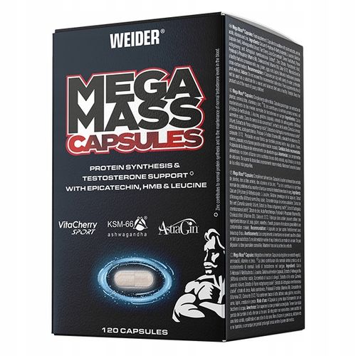 Weider Mega Mass Caps | 120 kapsułek na Arena.pl
