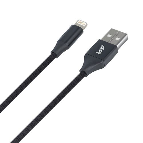Beeyo Classic kabel USB 8-pin do iPhone czarny na Arena.pl
