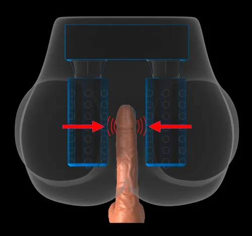 pipedream pdx elite torso z pośladkami i pilotem, 31x30x18 cm, tpe na Arena.pl