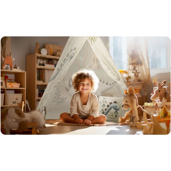 Namiot tipi dla dzieci Nukido - dinozaury zdjęcie 8