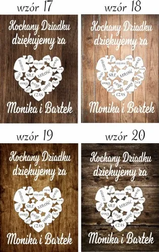 PODZIĘKOWANIE DLA DZIADKÓW PREZENT DLA BABCI DZIADKA RAMKA XXL 30X40 DUŻA na Arena.pl