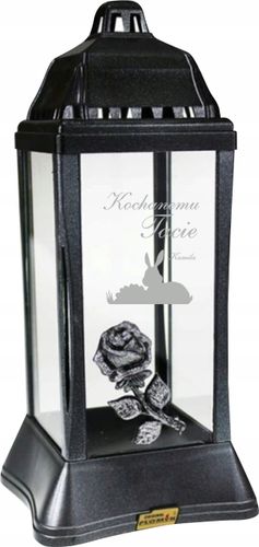 ZNICZ LAMPION z dedykacją TWOIM GRAWEREM dla babci na Arena.pl