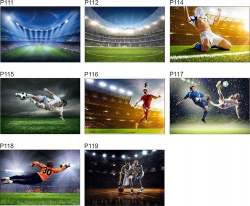 Fototapeta 3D piłka nożna mu cegła 200x130 FLIZ na Arena.pl